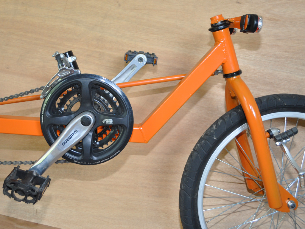 TimberWolf Recumbent Trike - adjustable bottom bracket